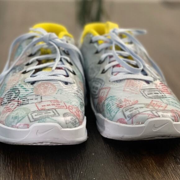 Nike Multicolor Athletic Shoes with Yellow Accents - Picture 10 of 10